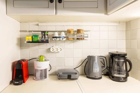 Coffee and breakfast station