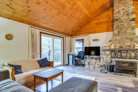 Otisfield Vacation Rental | 2BR | 1BA | 1,200 Sq Ft | Steps Required