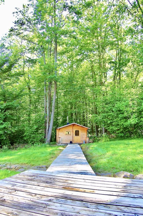 Save time to enjoy the outdoor sauna!