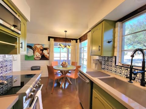 Kitchen with dinette area