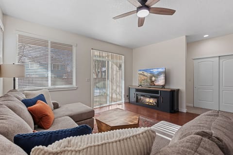 Living Room with Fireplace