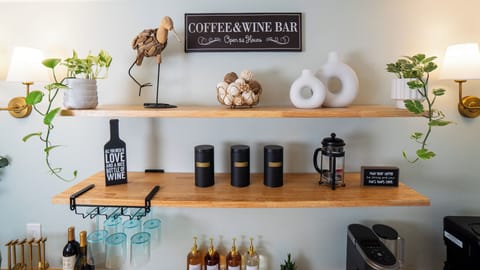 Full stocked coffee  bar