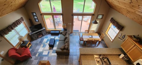 Main floor living/dining area.