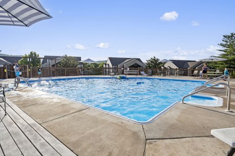 Spend the day lounging at our expansive outdoor pool—where 'vacation mode' means letting the world wait while you soak up the sun and refreshing waters. (seasonal - typically open Memorial Day through Labor Day - please ask for exact dates)