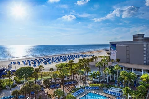 Aerial view of the property