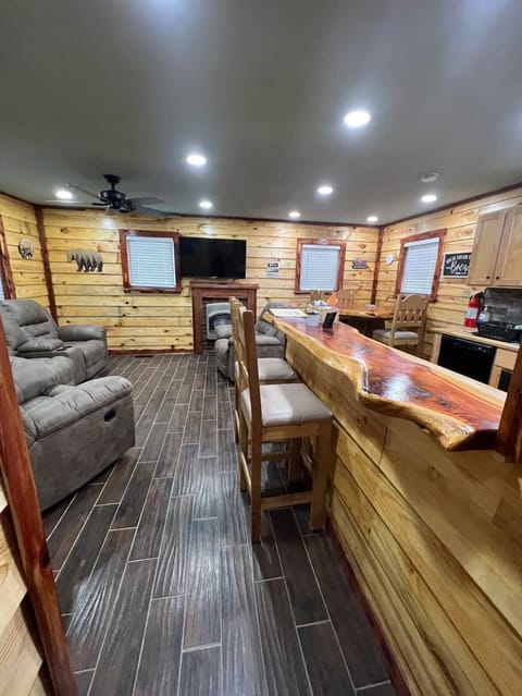 Kitchen and living room 