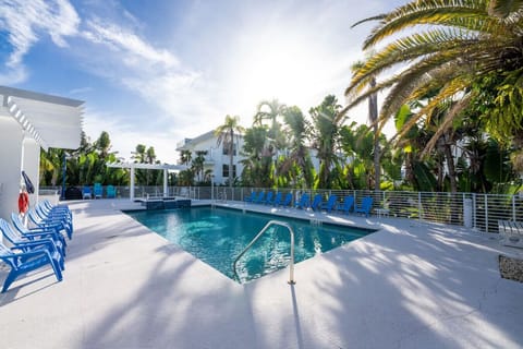 Pool and Hot Tub is a Short Walk from Condo