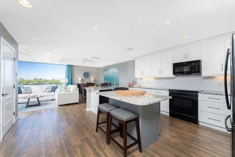 Huge Living Area with Kitchen and Bar