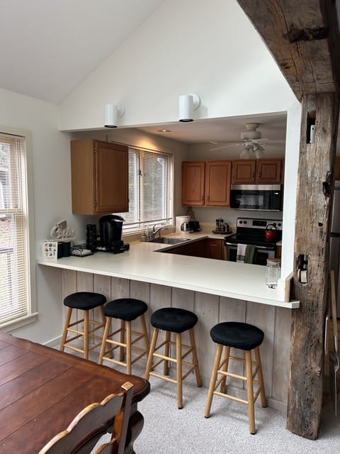 Counter seating for extra space