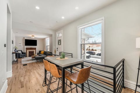 Ideal for entertaining, our open floorplan connects the dining area and living room, creating the perfect space for social gatherings and shared moments.