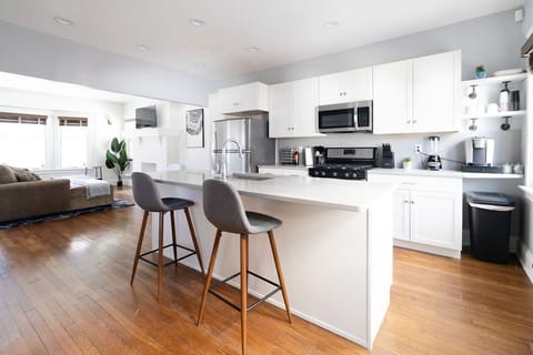 This expansive kitchen offers all the room you need for cooking, baking, and making memories.
