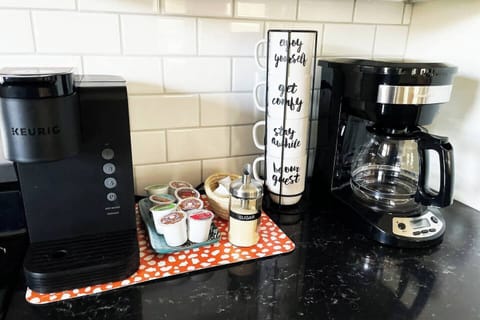 K-cups or brewed coffee- no problem! 