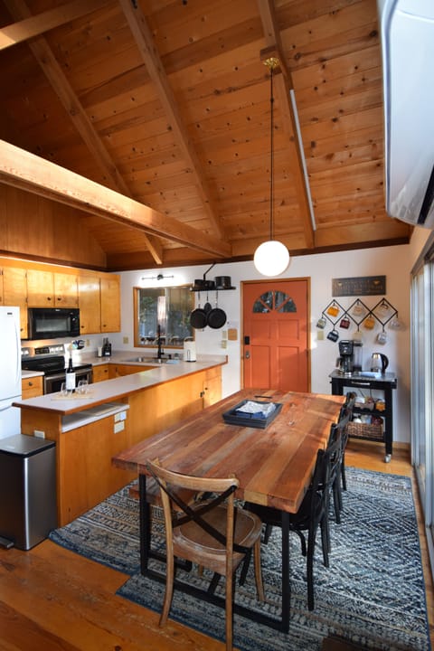 Our table has enough seating for everyone in your group..