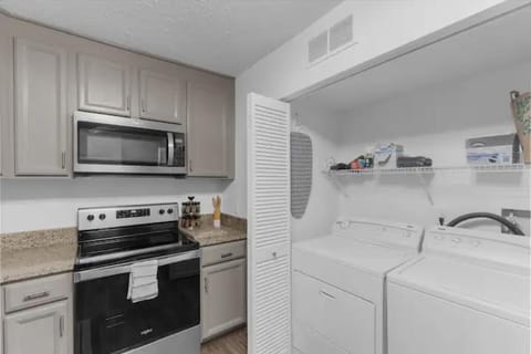 In unit brand new washer and dryer