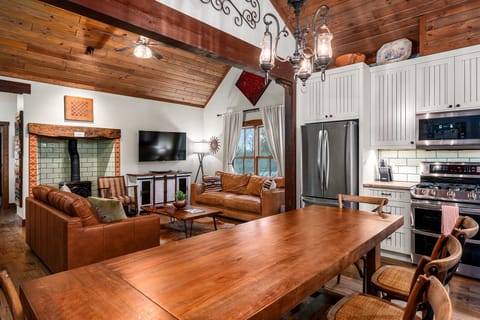 A harmonious environment where dining and socializing seamlessly blend together.