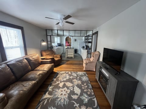 Open concept LR and Kitchen