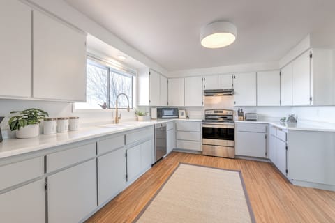 Plenty of space to cook and prepare.