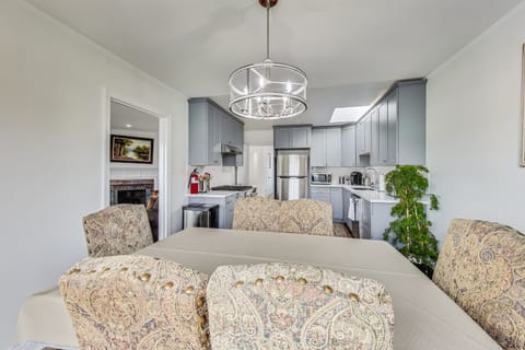 Kitchen as seen from dining.