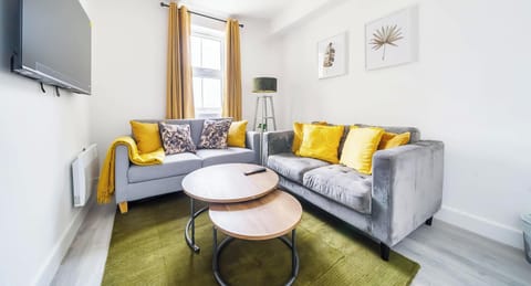 LIVING ROOM WITH SOFA BED