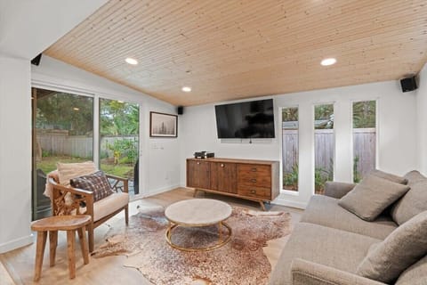 Floor-to-ceiling glass doors