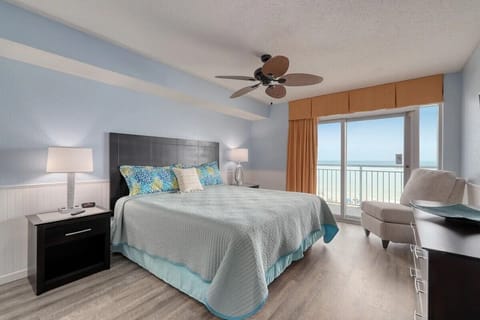 Master bedroom with ocean view