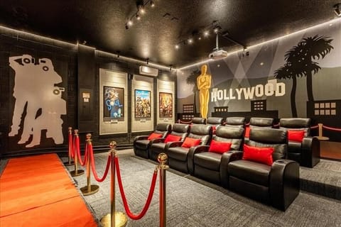 PRIVATE $35,000 THEATER (not in the clubhouse). 