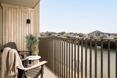 Bedroom at 10 Cannery Row, North Quay, Hayle, Cornwall, self catering with Beach Retreats.