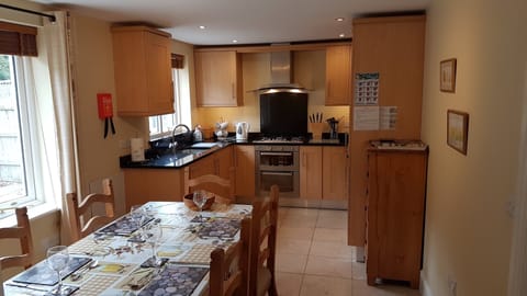 Kitchen and dining area