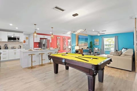 Beautifully Remolded Game Room/Kitchen/ Living Room