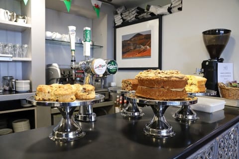 On site café overlooking the Cardigan Bay