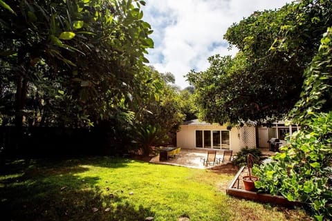 Kids can run around in the backyard , all enclosed and safe