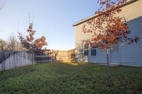 Spacious Yard, enclosed with fencing.
