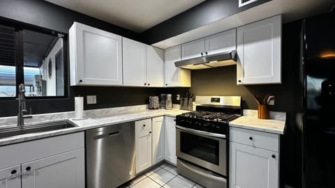 Dishwasher, Gas Stove and Oven