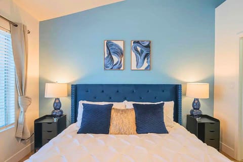 Serene blues for peaceful nights.