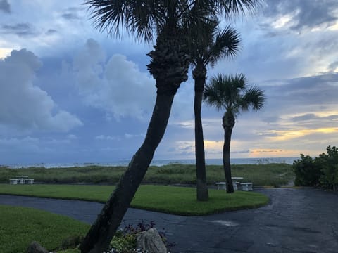 Beachfront private entry