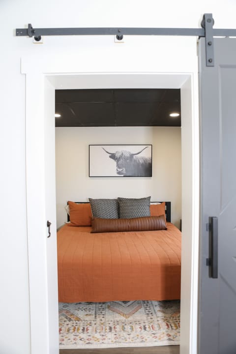 Room one, comfy king bed