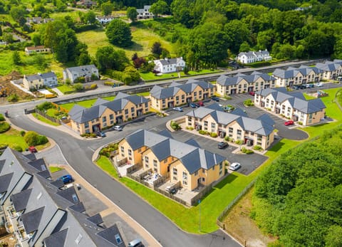 Aerial view of Lakeside Holiday Home in Killaloe County Clare