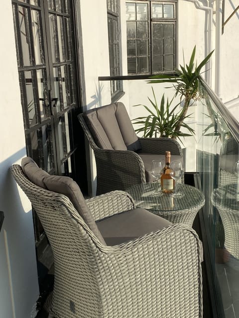 Balcony off living room