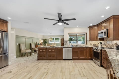A kitchen with everything - spacious and roomy