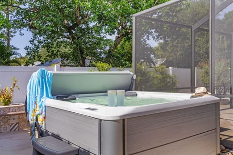 Your hot tub oasis, fun times for all!