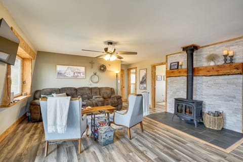 Rye Vacation Rental | 3BR | 1.5BA | Stairs to Enter | 1,200 Sq Ft