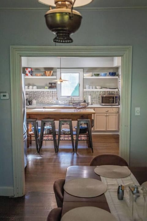 Kitchen view from dining room.