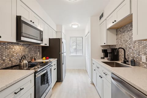 Everything necessary to cook and serve basic meals