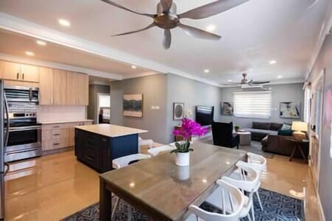 Dinning, Kitchen and Living room