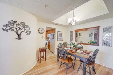 Dining Area | Free WiFi | Central Heat | Single-Story Condo