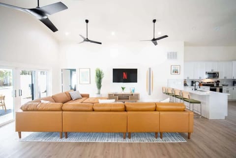 Open Concept living/dining/kitchen