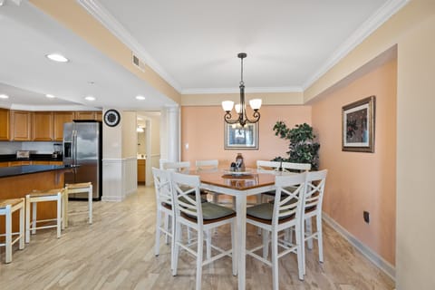 Enjoy a Homecooked Meal with the Family at this nice Big Dining Table.