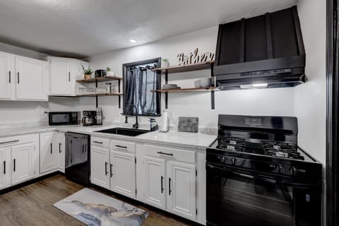 Fully equipped this kitchen is ready to serve from 1 to 13!