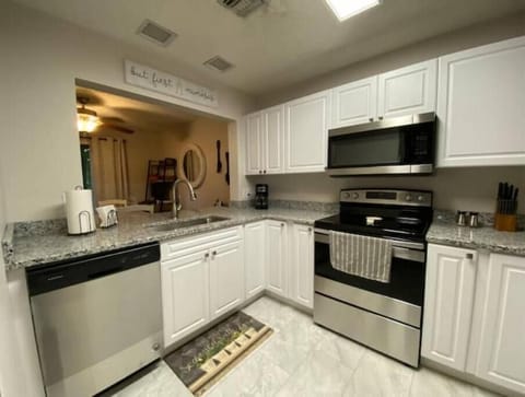 Recently renovated kitchen.