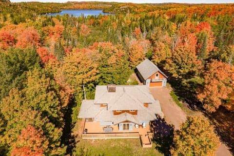 Enjoy the privacy of the house, with surrounding trees and nature 